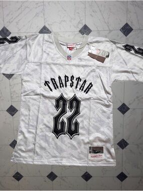 Trapstar‎ x NFL Mitchell & Ness 66 Jersey White NWT Size M